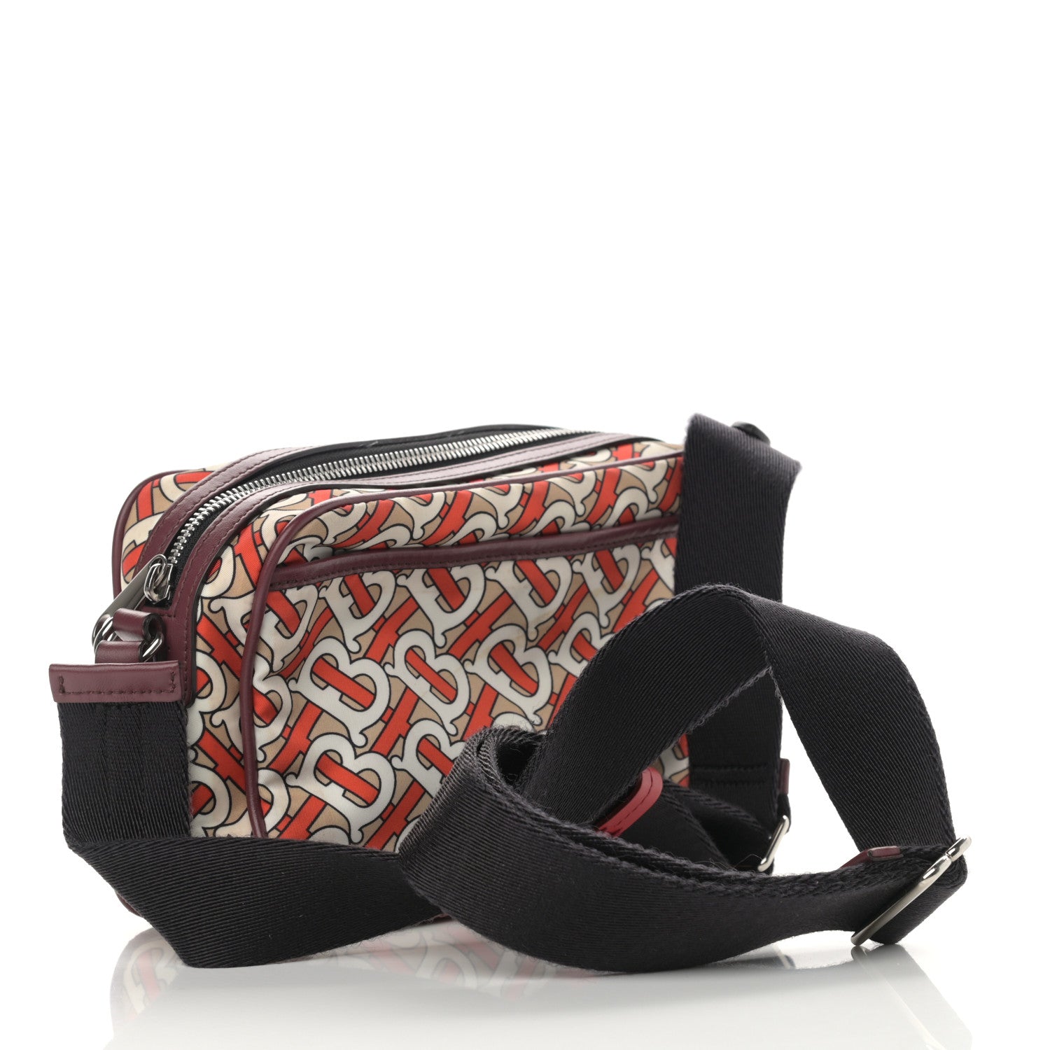 Burberry Nylon Monogram Small Camera Bag Vermillion 2 of 12