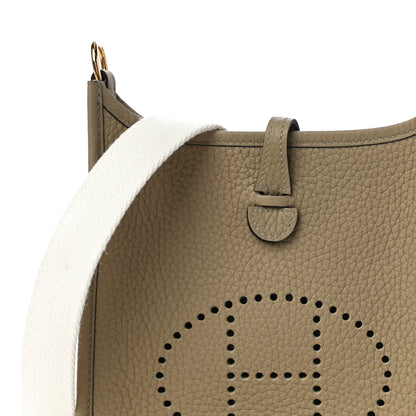 Hermes Taurillon Clemence Amazone Evelyne TPM Trench Craie 7 of 9