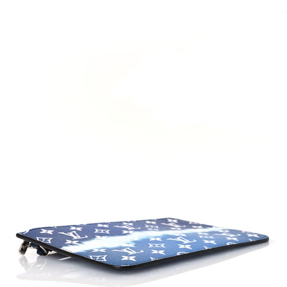 Louis Vuitton Monogram Escale Neverfull MM GM Pochette Blue 4 of 8