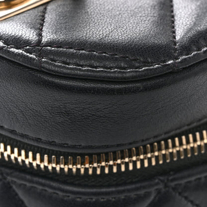 Chanel Lambskin Quilted Trendy Vanity Case Black 11 of 14