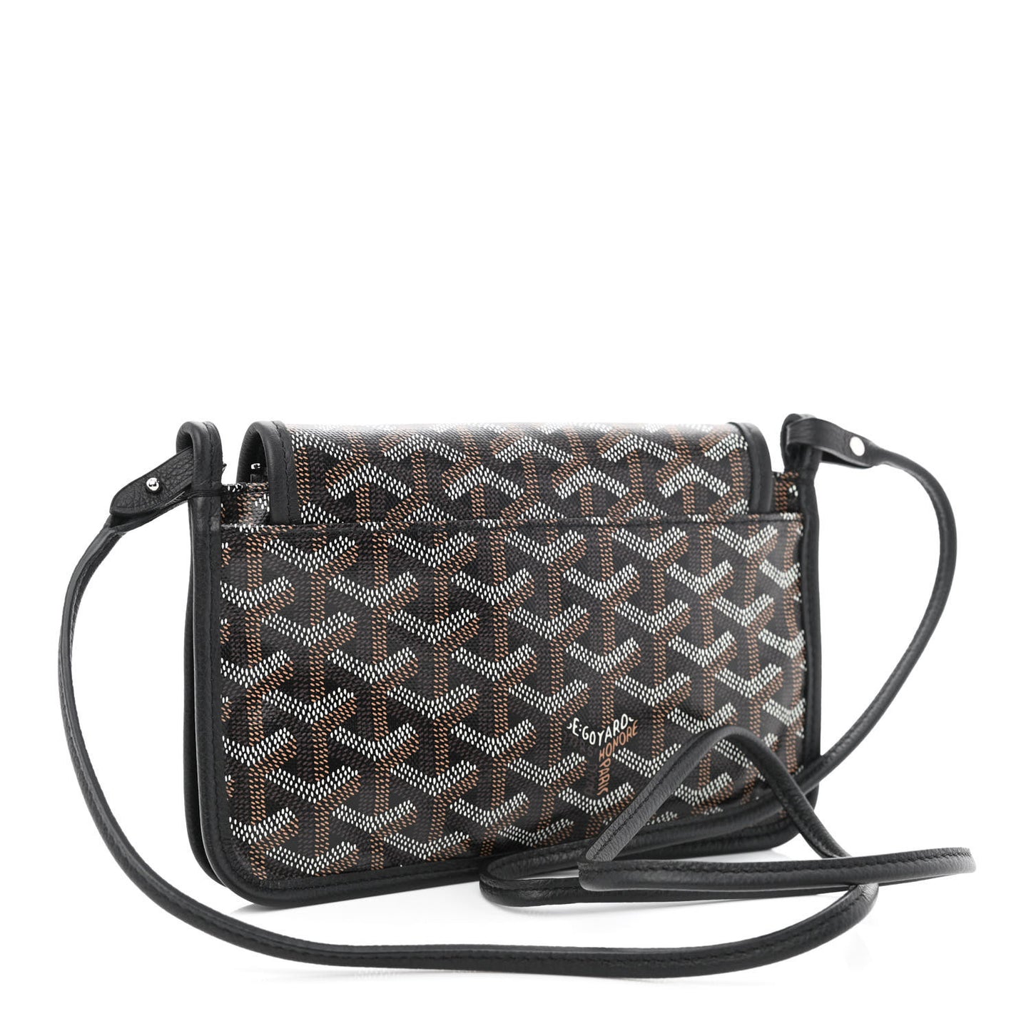 Goyardine Plumet Wallet Clutch Black