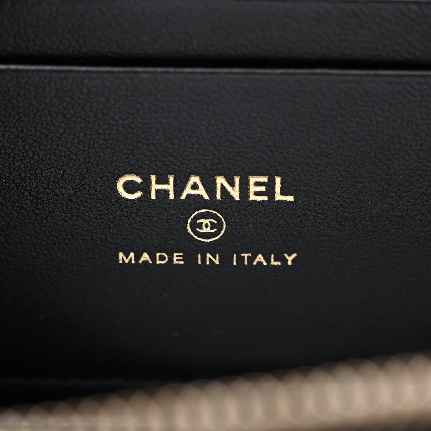 Chanel Lambskin Quilted Small Charming Top Handle Vanity Case With Chain Black 6 of 14