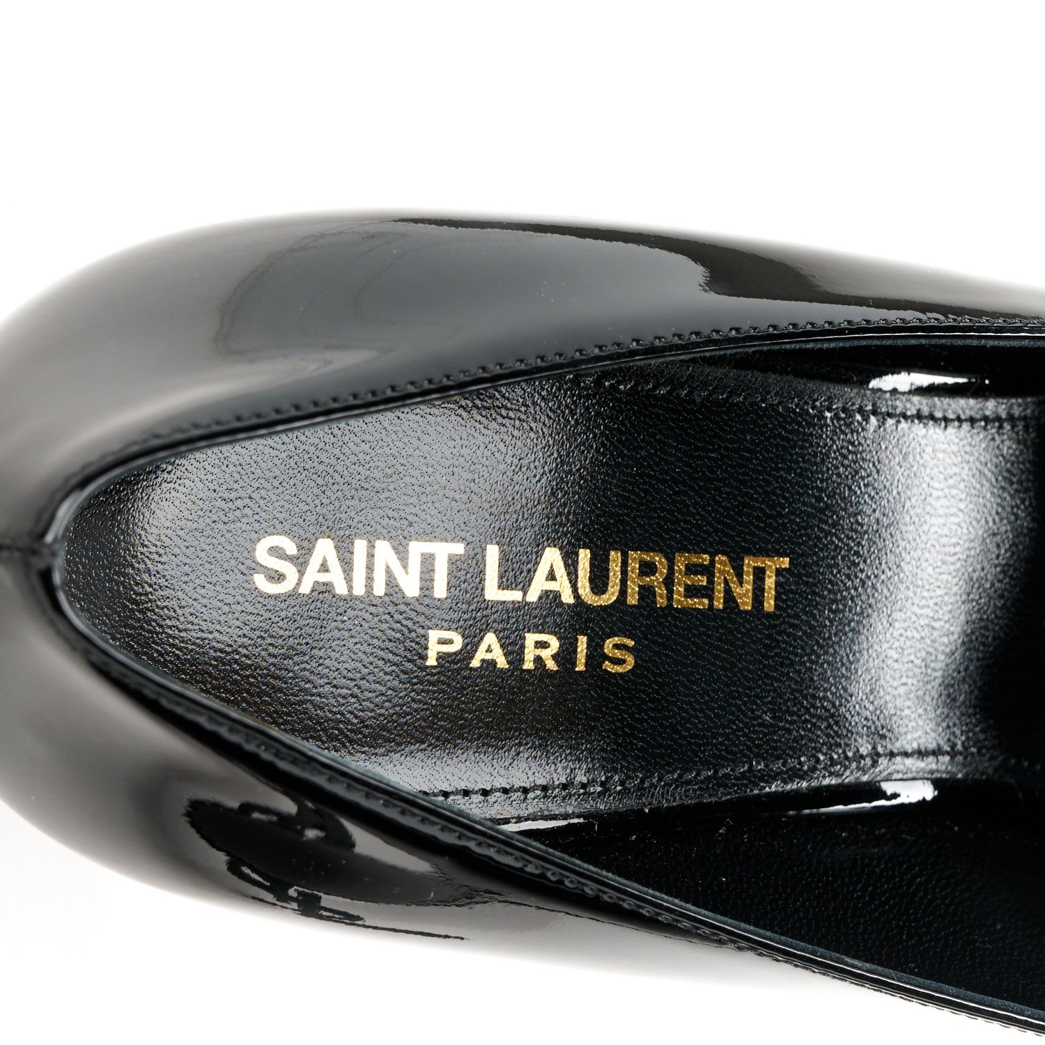 Saint Laurent Patent Opyum 85 Pumps 39 Black 7 of 10