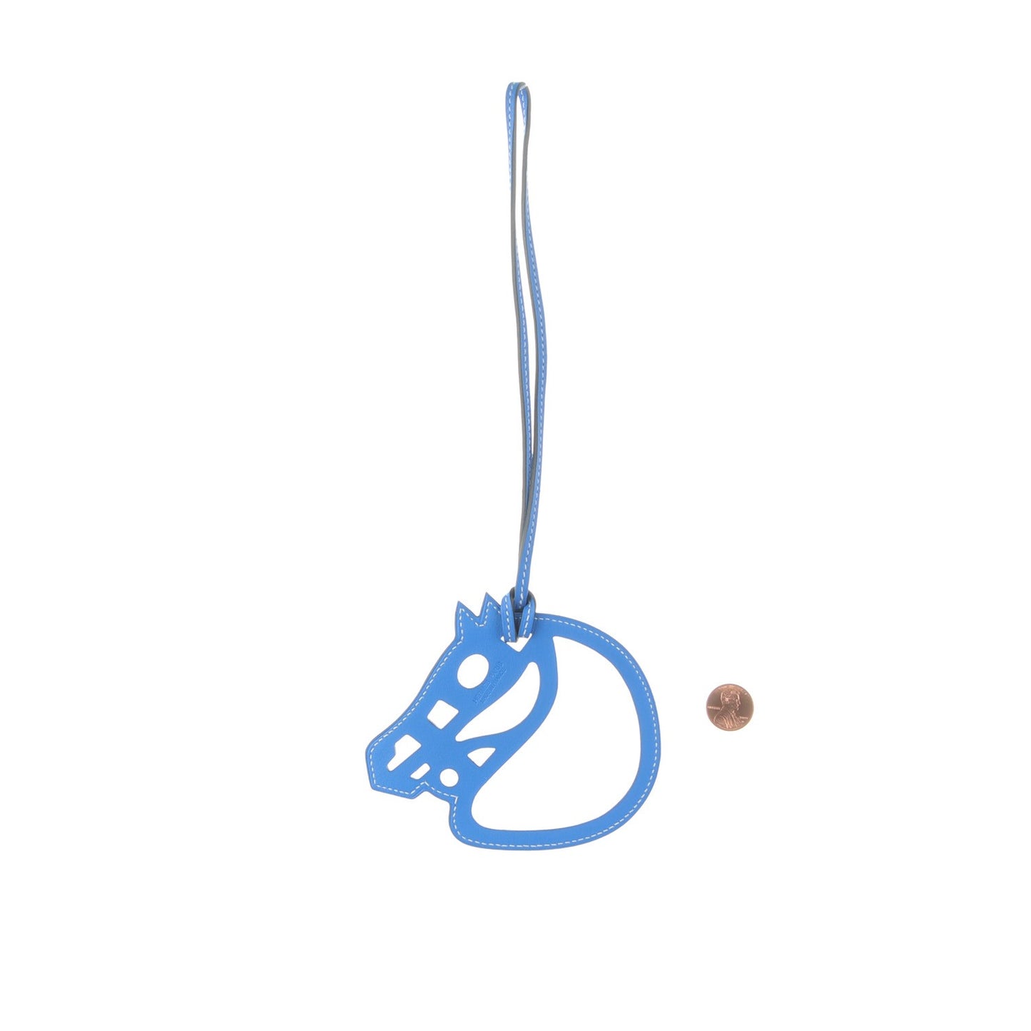 Swift Paddock Cheval Horse Bag Charm Bleu Paradis