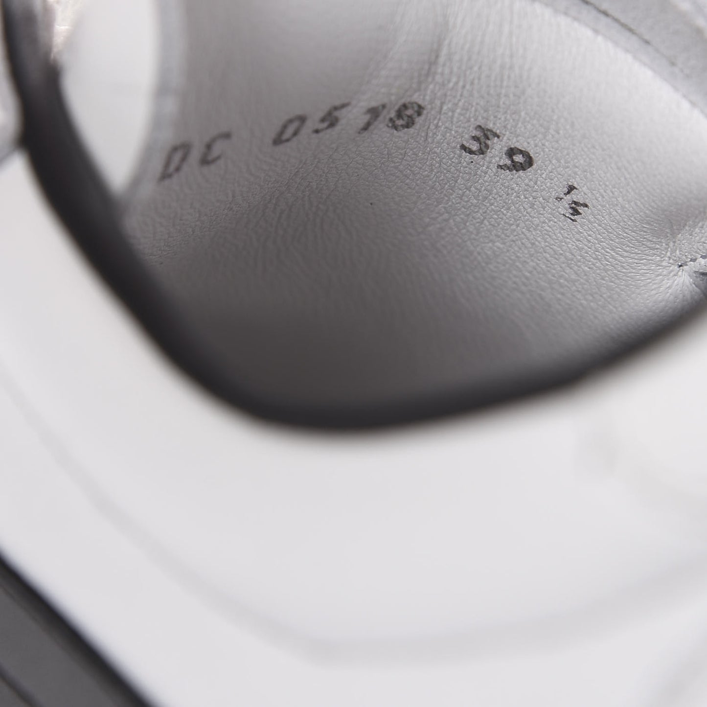 Calfskin Mix Diorun Sneakers 39.5 Optic White