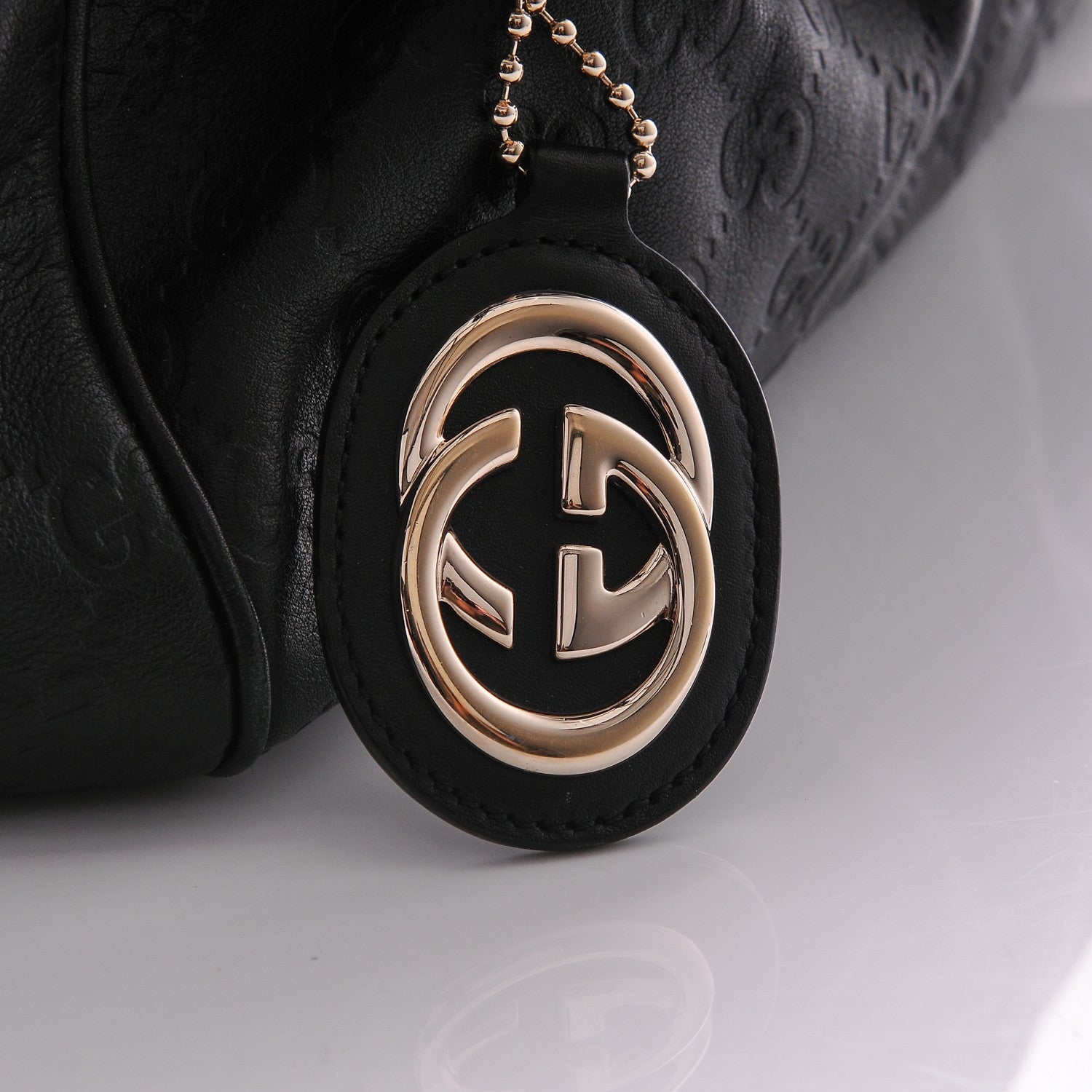 Gucci Guccissima Medium Sukey Boston Black 8 of 8