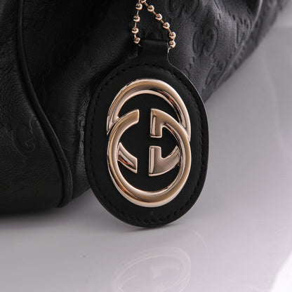 Gucci Guccissima Medium Sukey Boston Black 8 of 8