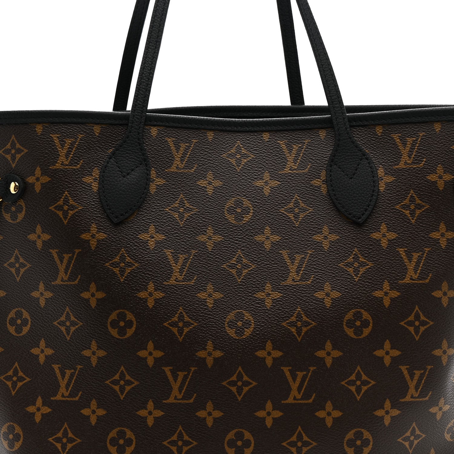 Louis Vuitton Monogram Calfskin Neo Neverfull Inside Out MM Black