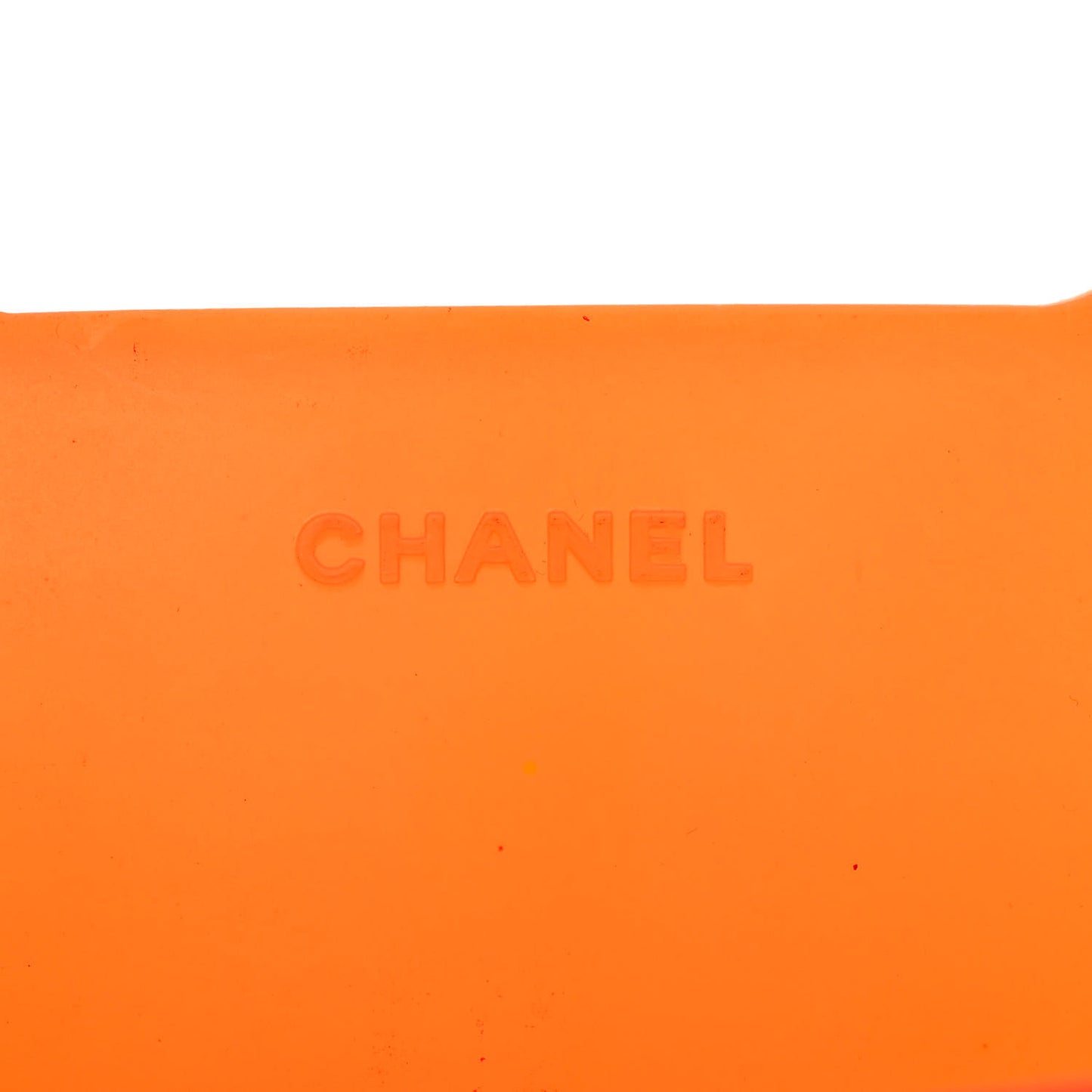 Jelly Rubber Tote Orange