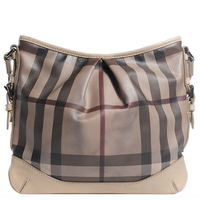 Burberry Smoked Check Hartham Shoulder Bag Trench 1 of 11