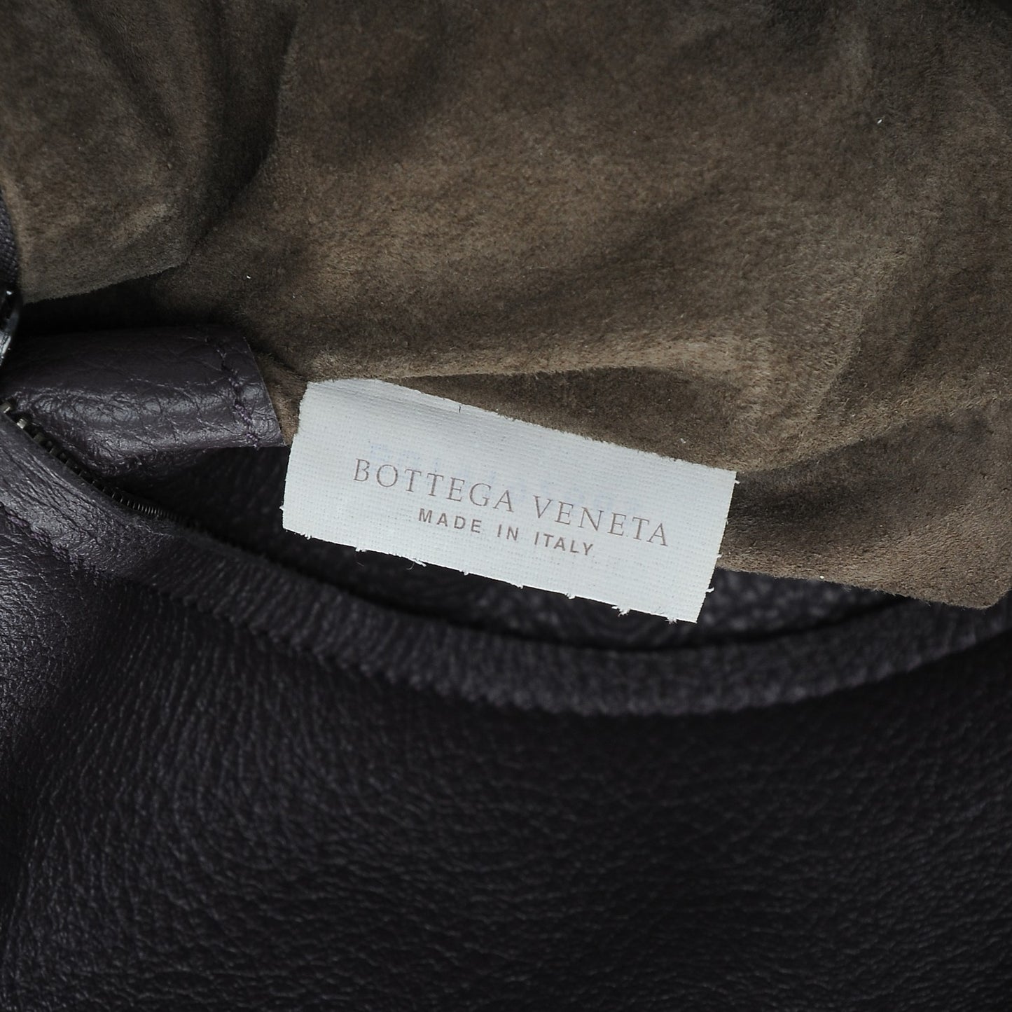 Washed Cervo Deerskin Large Hobo Quetsche