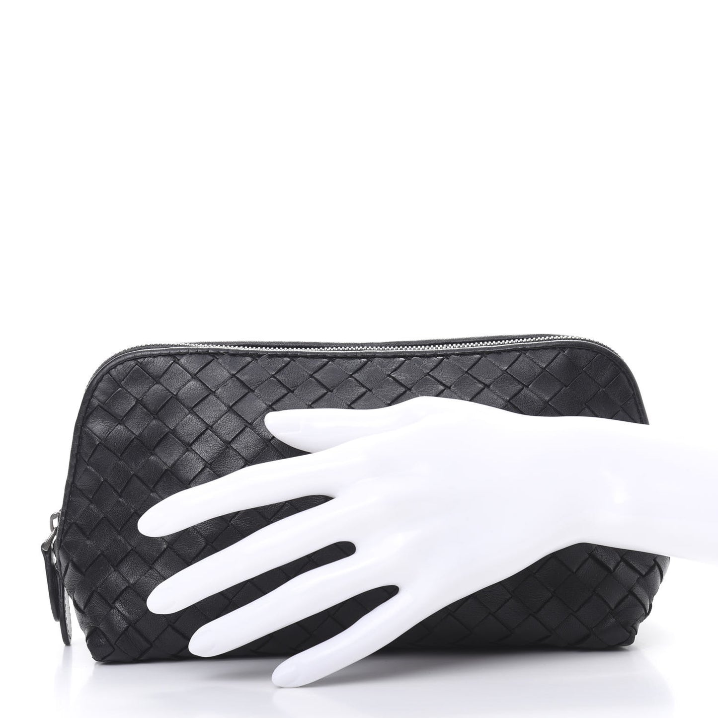 Nappa Intrecciato Cosmetic Case Black