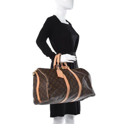 Louis Vuitton Monogram Keepall Bandouliere 45 2 of 18