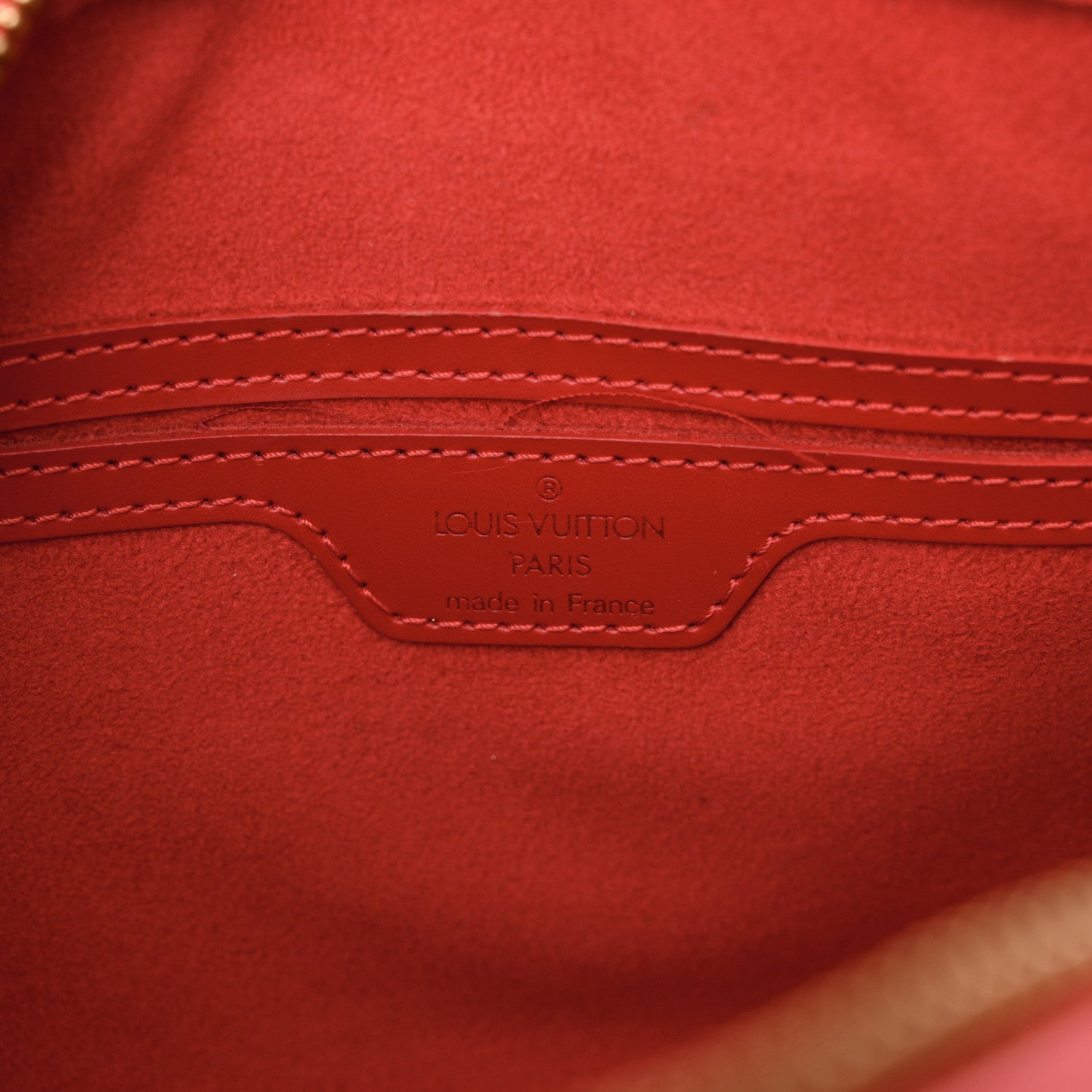 Louis Vuitton Epi Soufflot Castillan Red 7 of 16