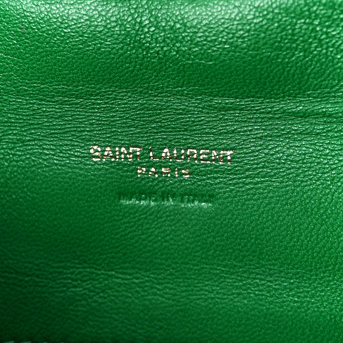 Lambskin Monogram Loulou Puffer Pouch Clutch New Vert