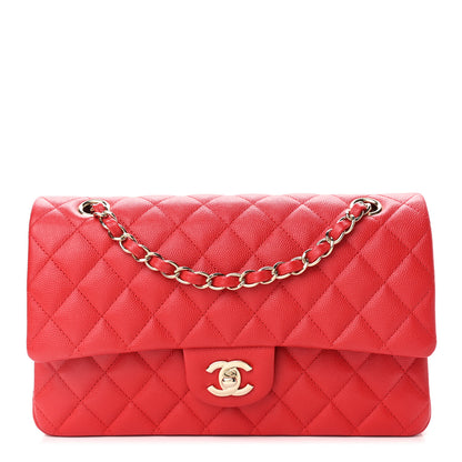 Chanel Caviar Quilted Medium Double Flap Red 1 of 10