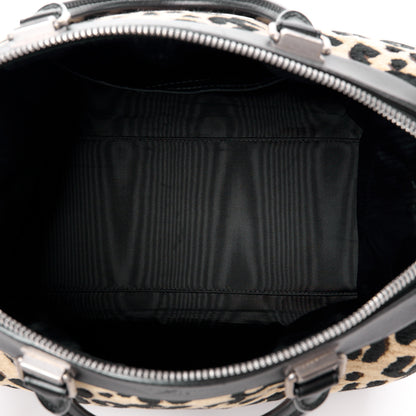Louis Vuitton Jacquard Velvet Leopard Print Stephen Sprouse Speedy 5 of 15