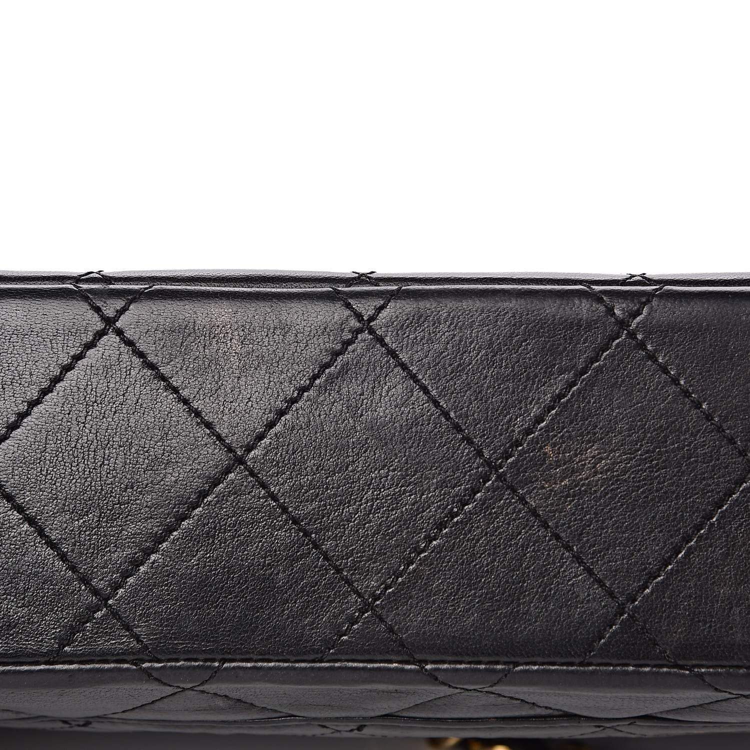 Chanel Lambskin Quilted Medium Double Flap Bag Black 10 of 19