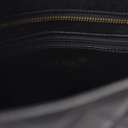 Chanel Caviar Quilted Medallion Tote Black 8 of 11
