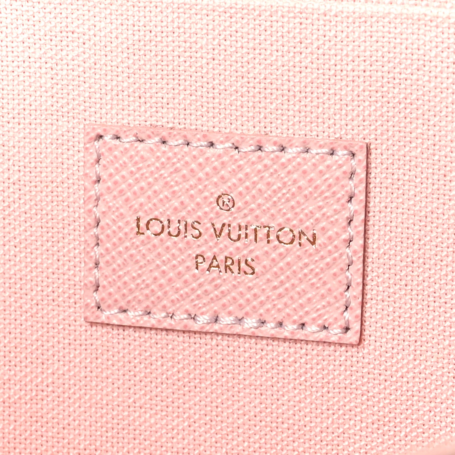 Louis Vuitton Damier Azur Pochette Felicie Chain Wallet Rose Ballerine 5 of 8