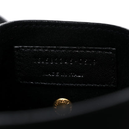 Saint Laurent Crinkled Calfskin Small Teddy Bucket Bag Pink 8 of 11