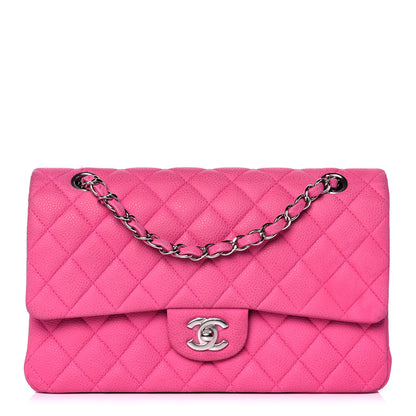 Chanel Iridescent Caviar Quilted Medium Double Flap Pink 1 of 11