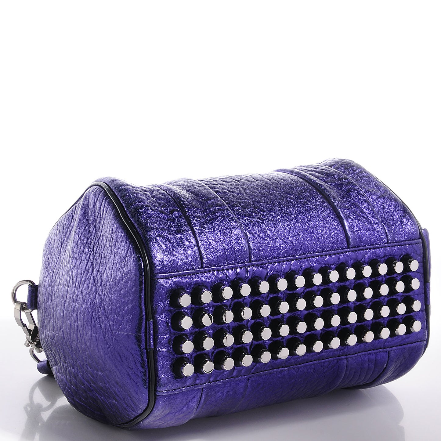 Pebbled Lambskin Rockie Nile with Silver Hardware