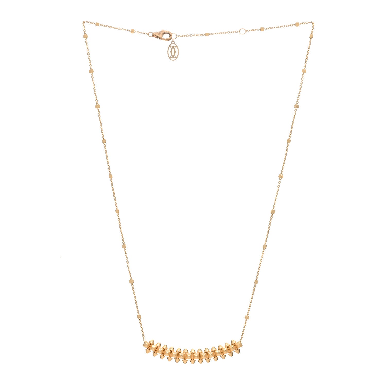 Cartier 18K Pink Gold Small Clash de Cartier Necklace 2 of 3