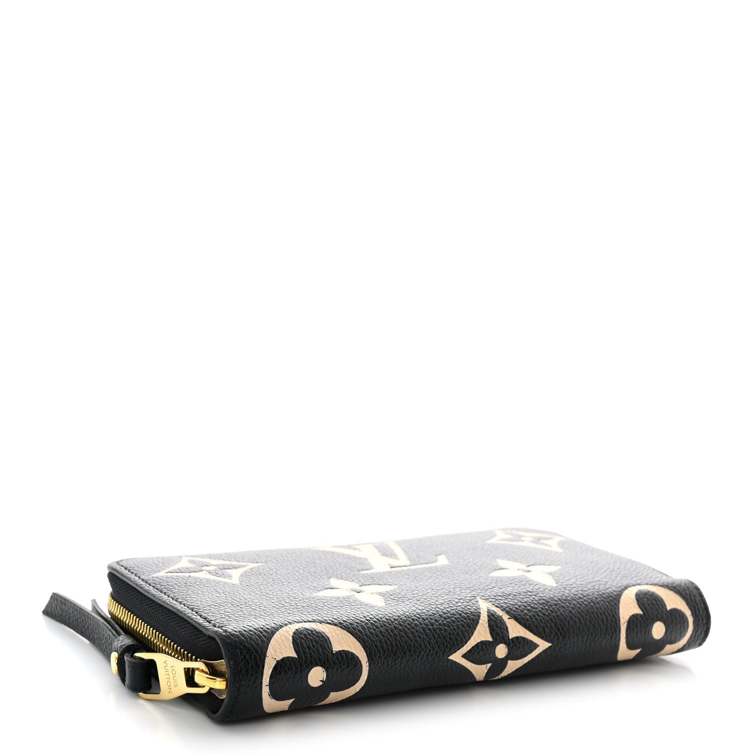 Louis Vuitton Empreinte Monogram Giant Zippy Wallet Black Beige 4 of 13