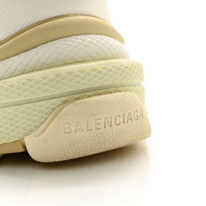 Balenciaga Fabric Mesh Womens Triple S Sneakers 36 White 9 of 12