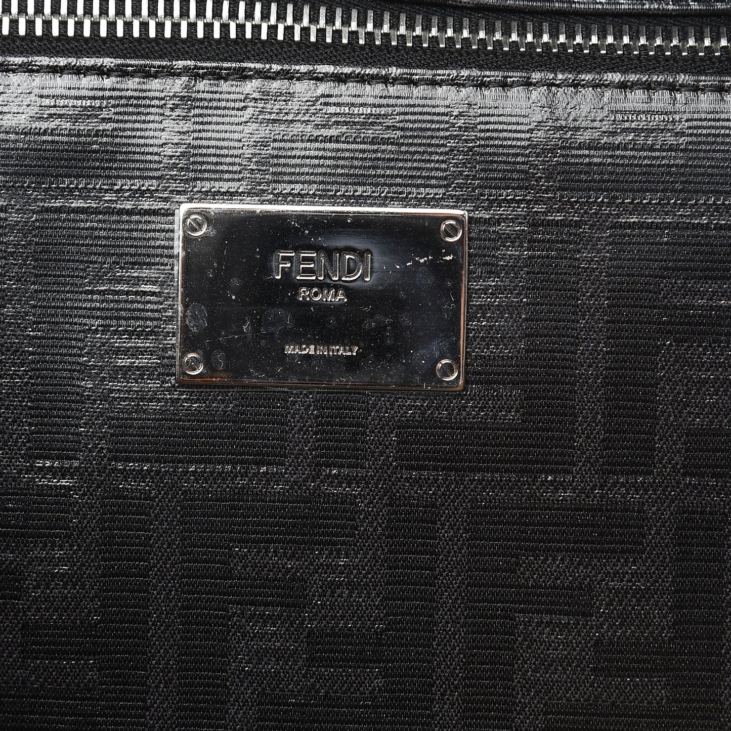 Cuoio Romano Glazed Fabric FF 1974 Peekaboo X-Lite Fit Asfalto Mou Black