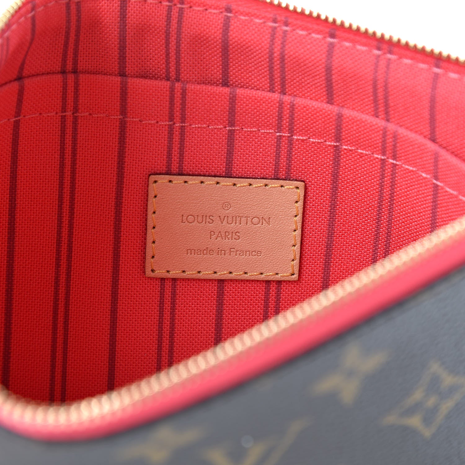 Louis Vuitton Monogram Neverfull MM GM Pochette Grenade 6 of 7