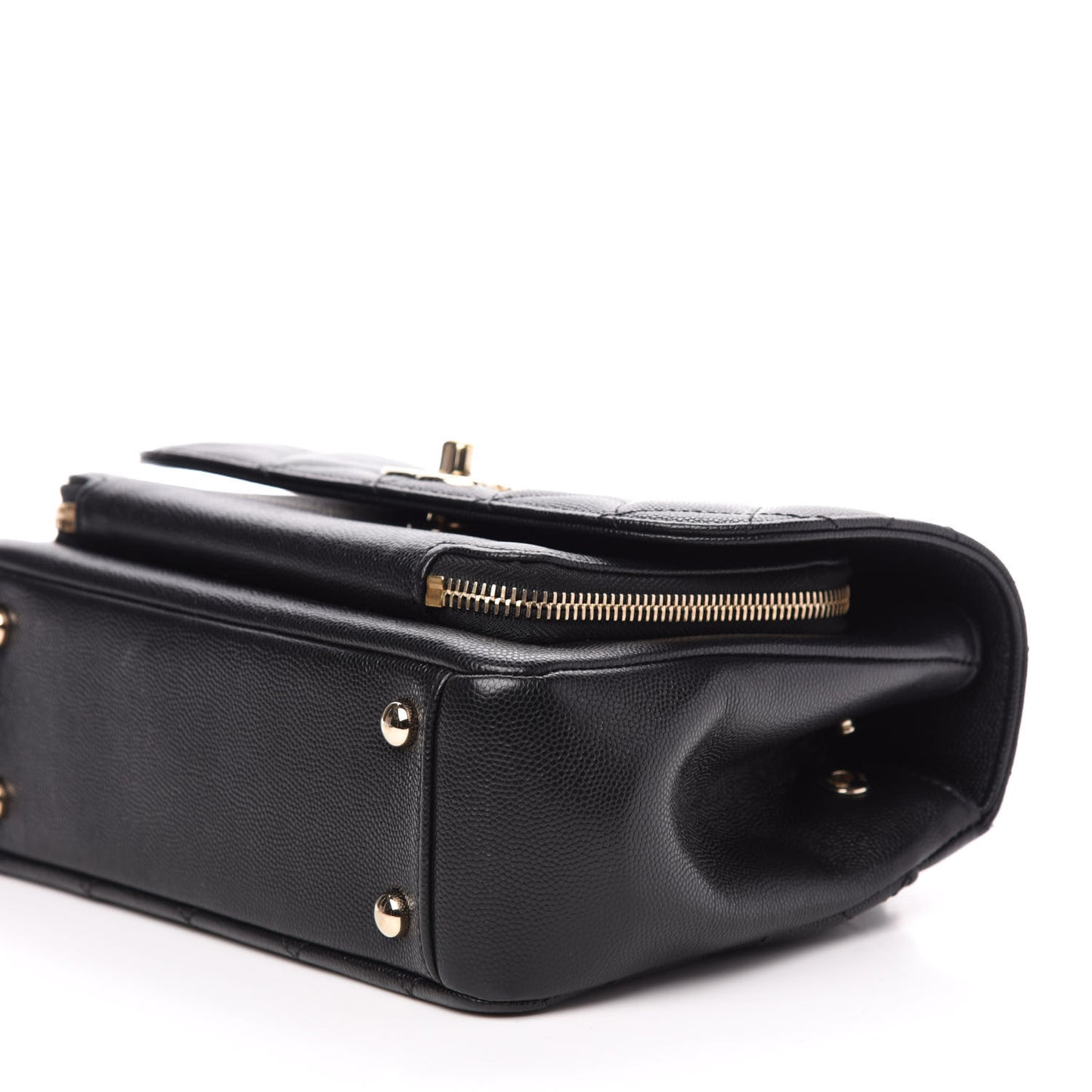 Caviar Quilted Medium Business Affinity Flap Black