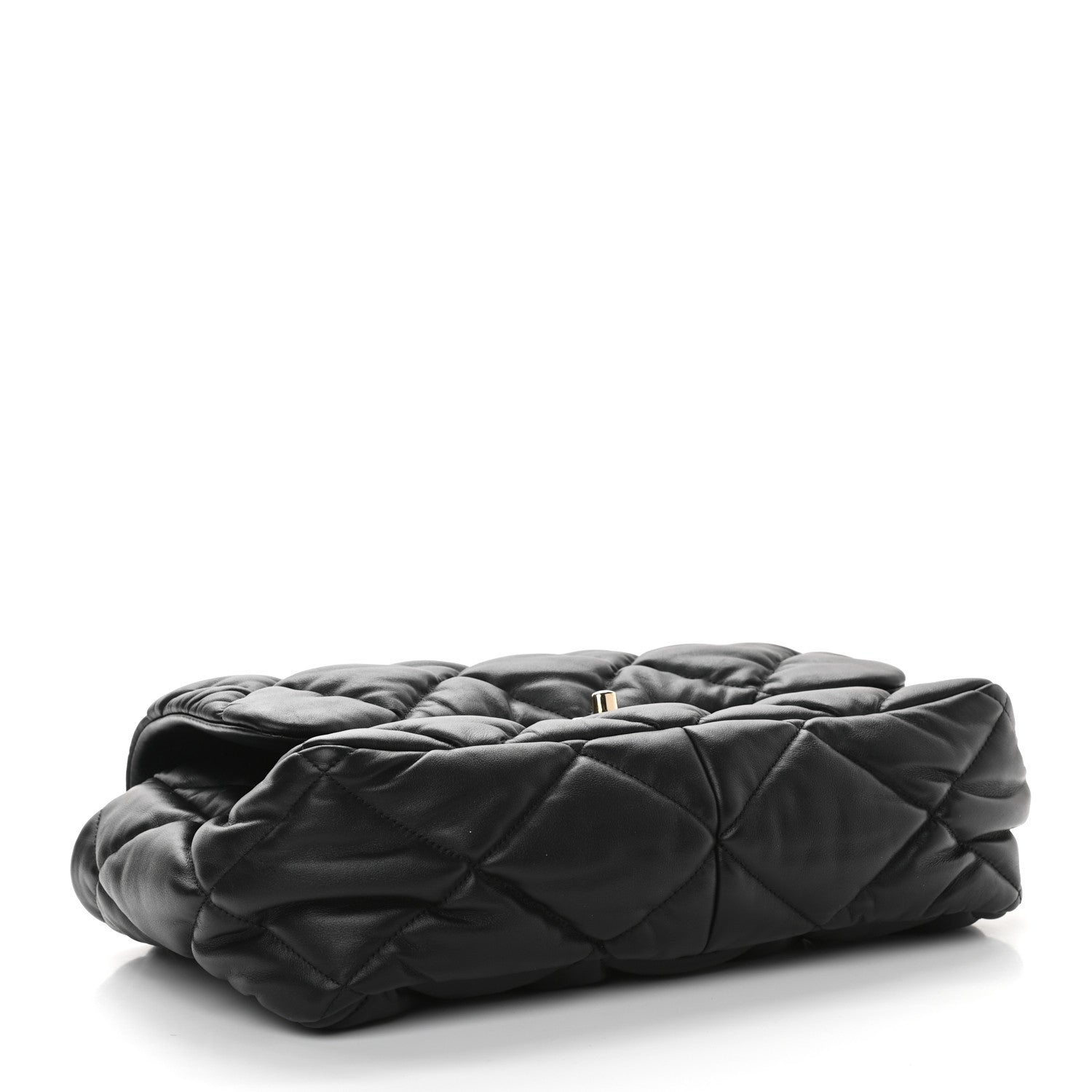 Chanel Calfskin Quilted Large Bubbly Flap Black 4 of 9