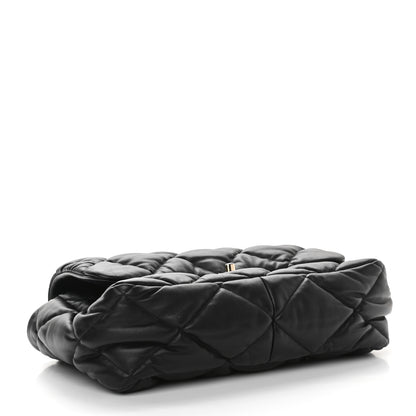 Chanel Calfskin Quilted Large Bubbly Flap Black 4 of 9