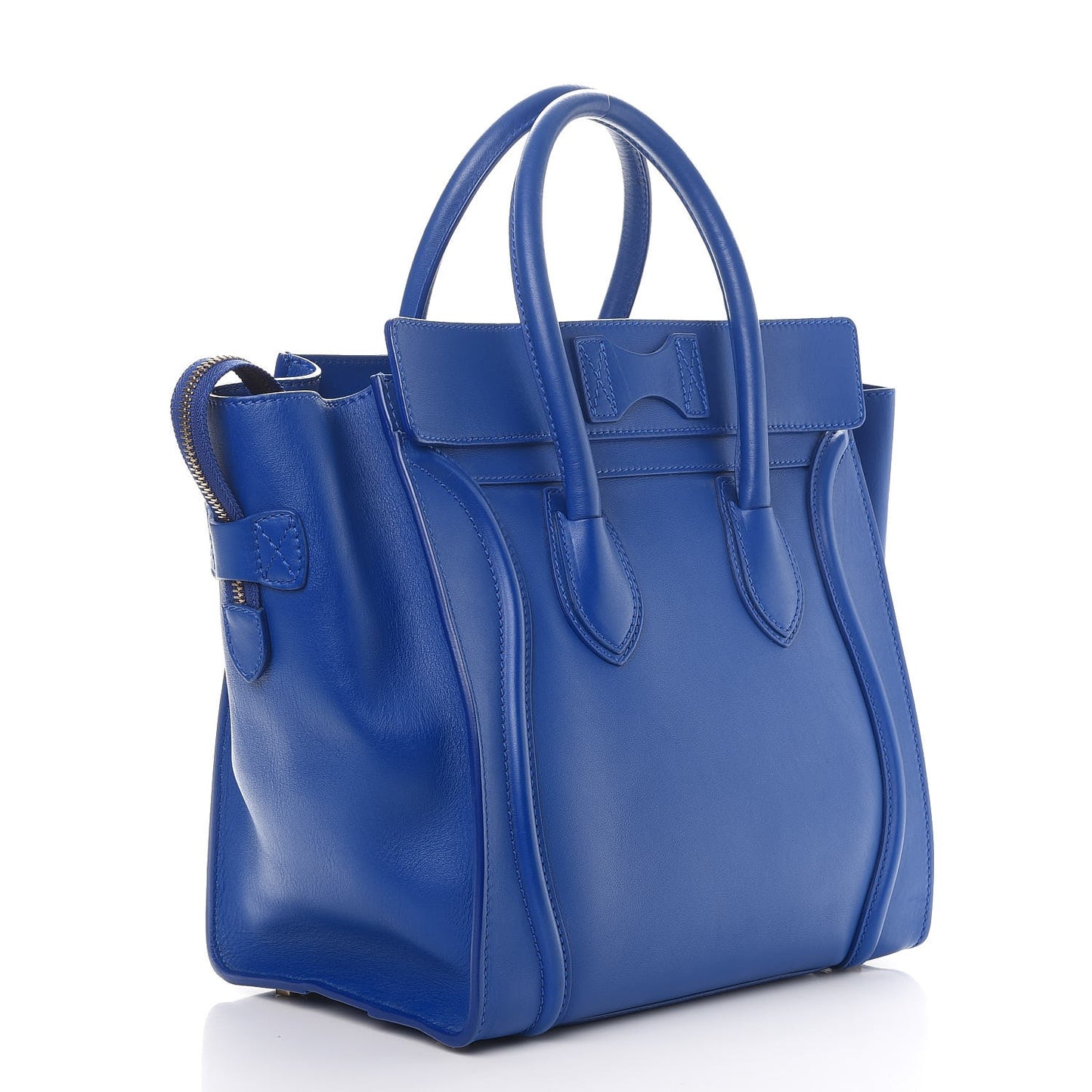Smooth Calfskin Mini Luggage Royal Blue