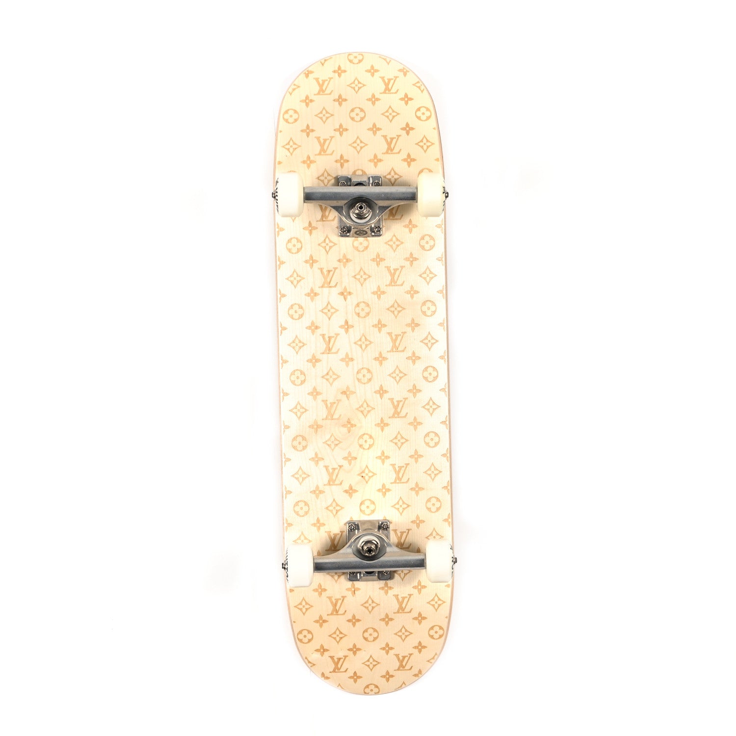 Louis Vuitton Maple Wood Monogram Skateboard Brown 2 of 8