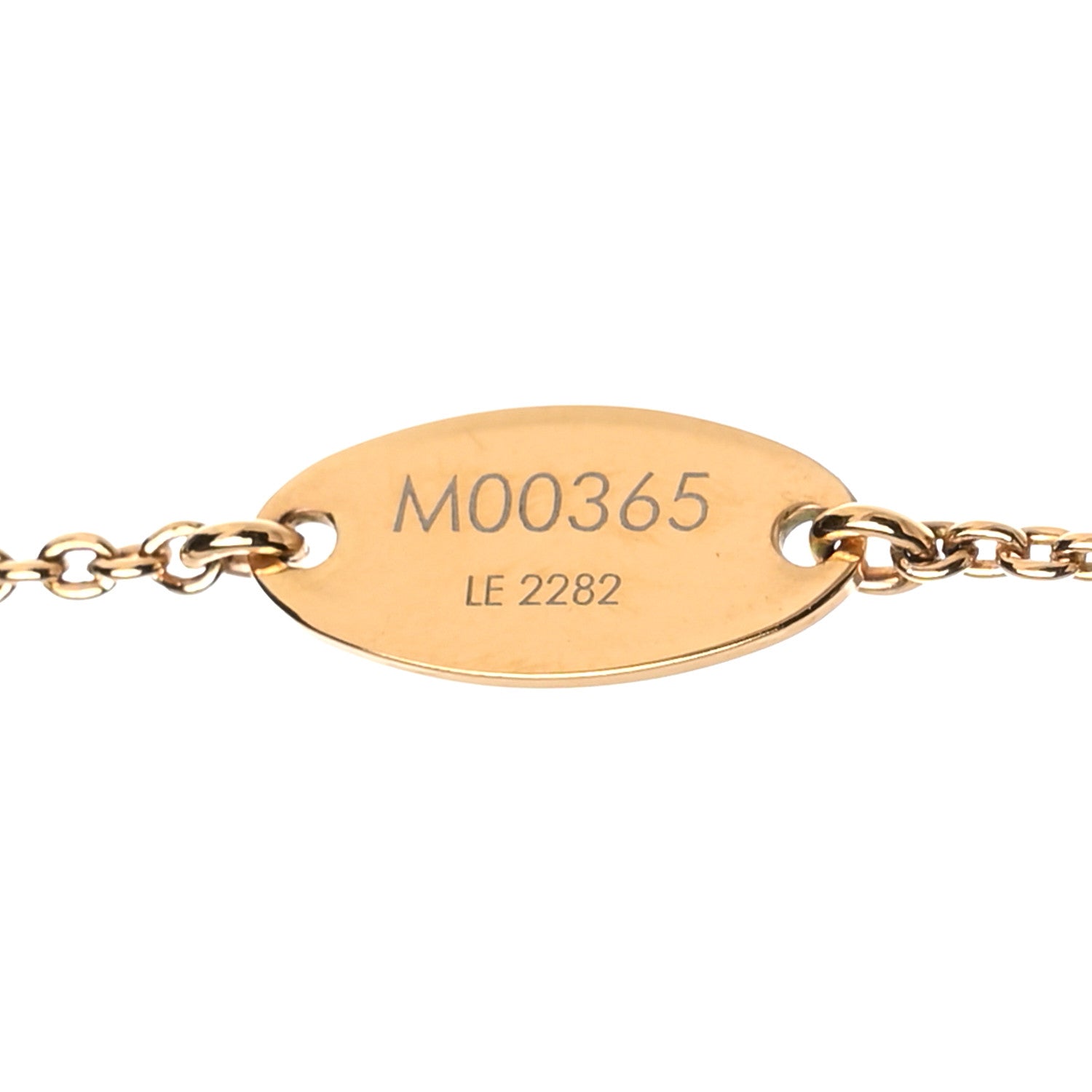 Louis Vuitton Metal Louisette Necklace Gold 6 of 6