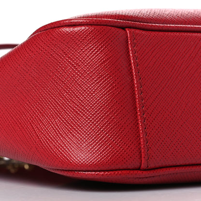 Prada Saffiano Lux Re-Edition 2005 Shoulder Bag Fuoco 8 of 9