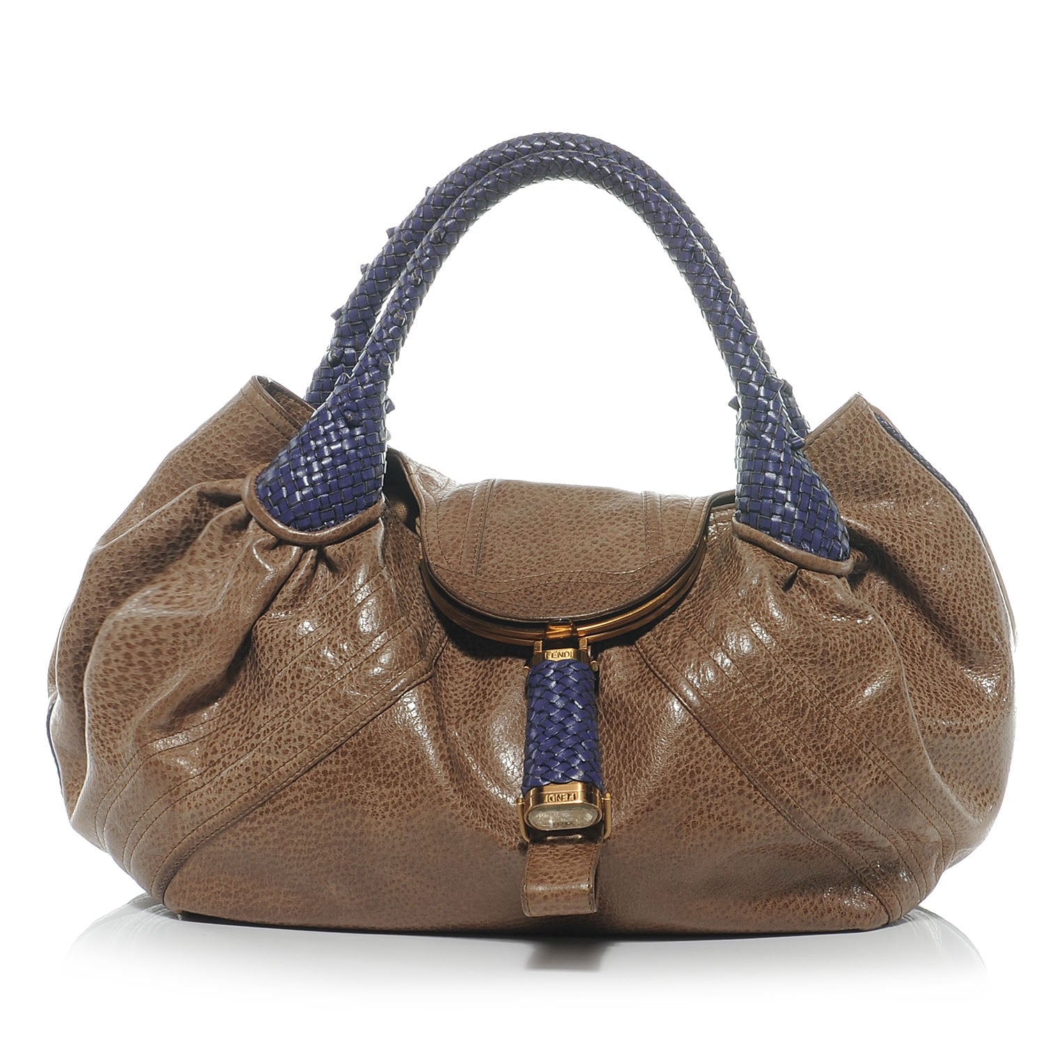 Fendi Vitello Bugatti Spy Acacia Blue 1 of 9