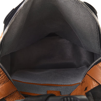 MCM Visetos Medium Jemison Backpack Cognac 9 of 10