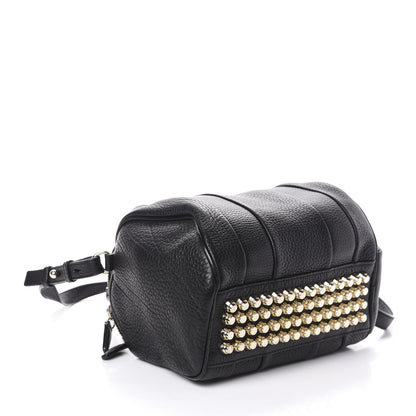 Alexander Wang Pebbled Lambskin Rockie Black Pale Gold Hardware 5 of 10