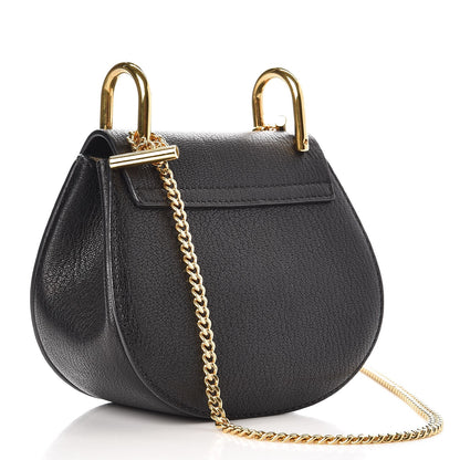 Chloe Grained Lambskin Nano Drew Shoulder Bag Black 3 of 7