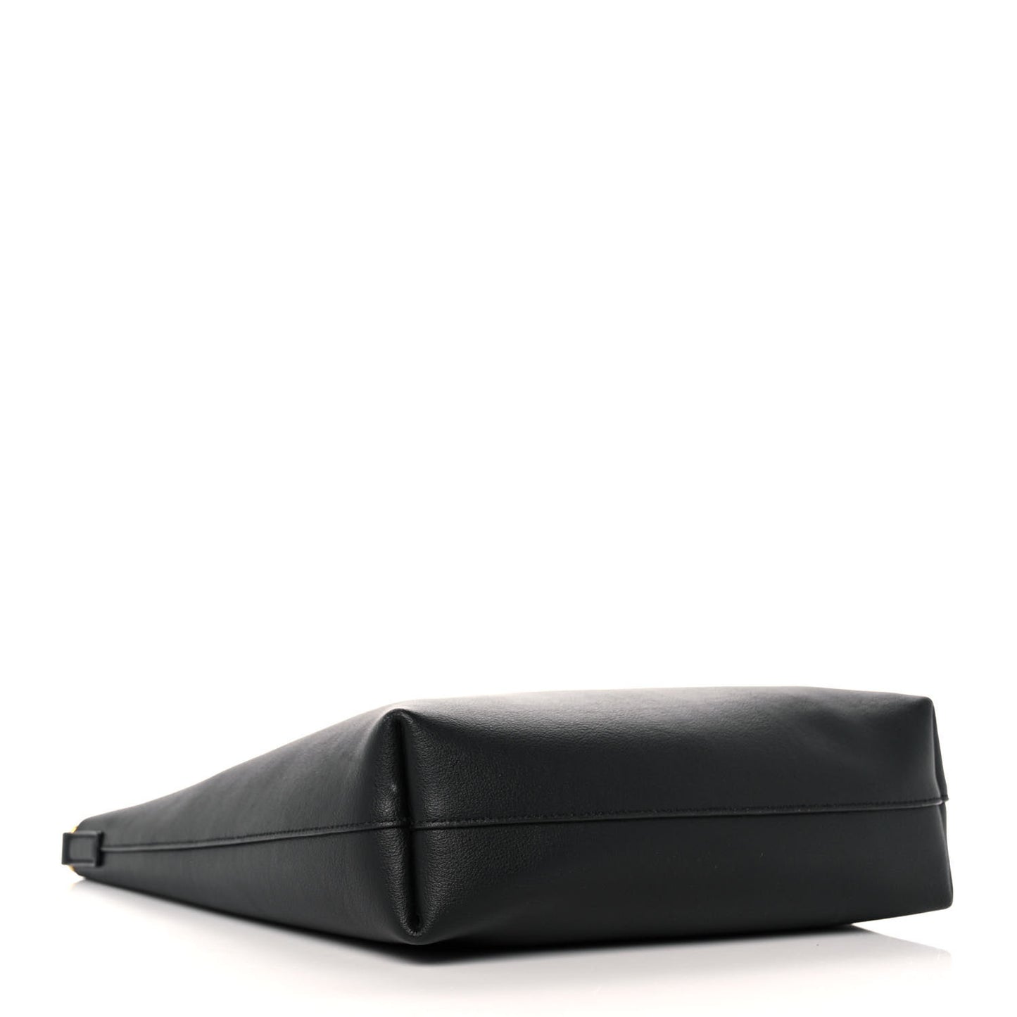 Calfskin Medium Shopping Tote Black