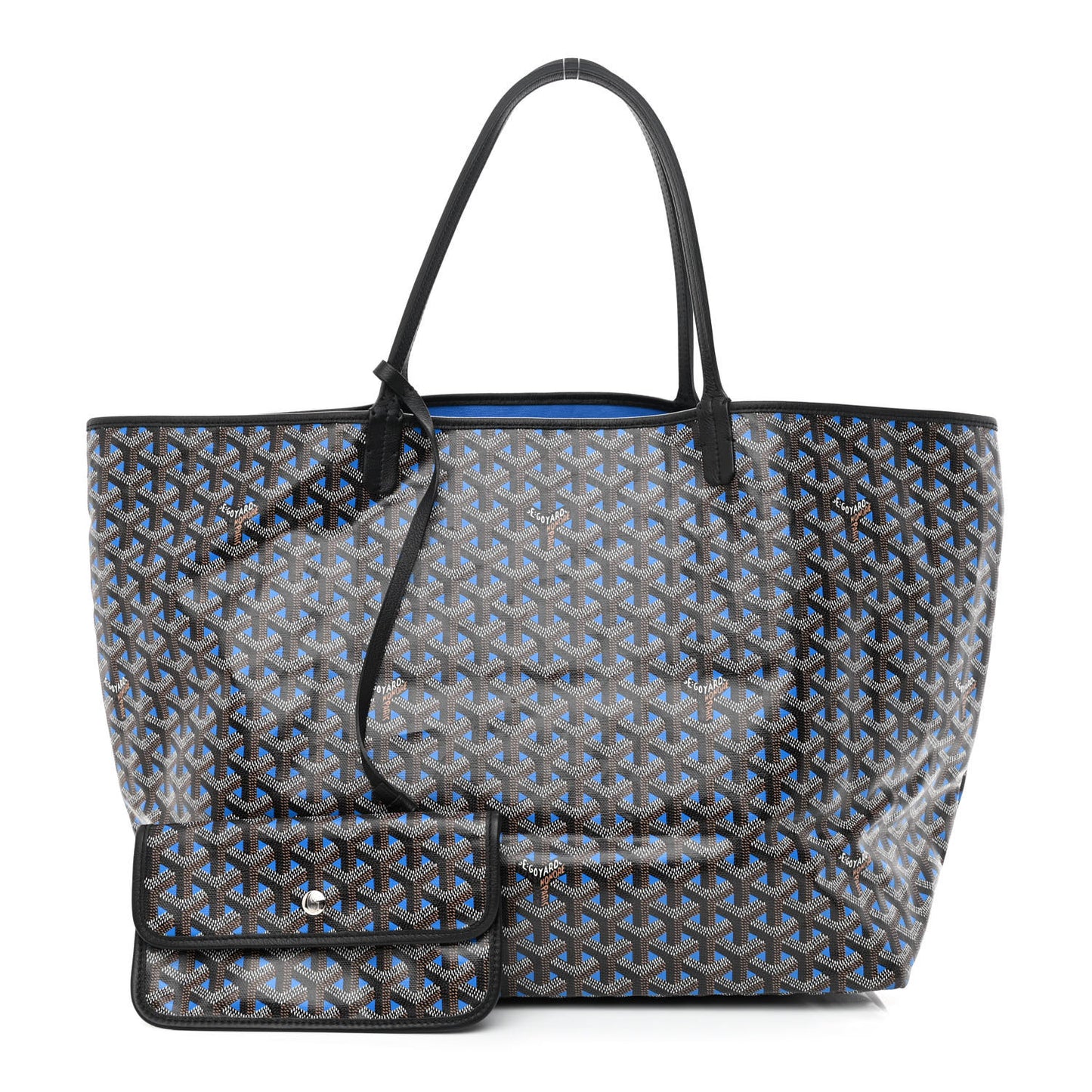 Goyardine Saint Louis Claire Voie GM Black Sky Blue