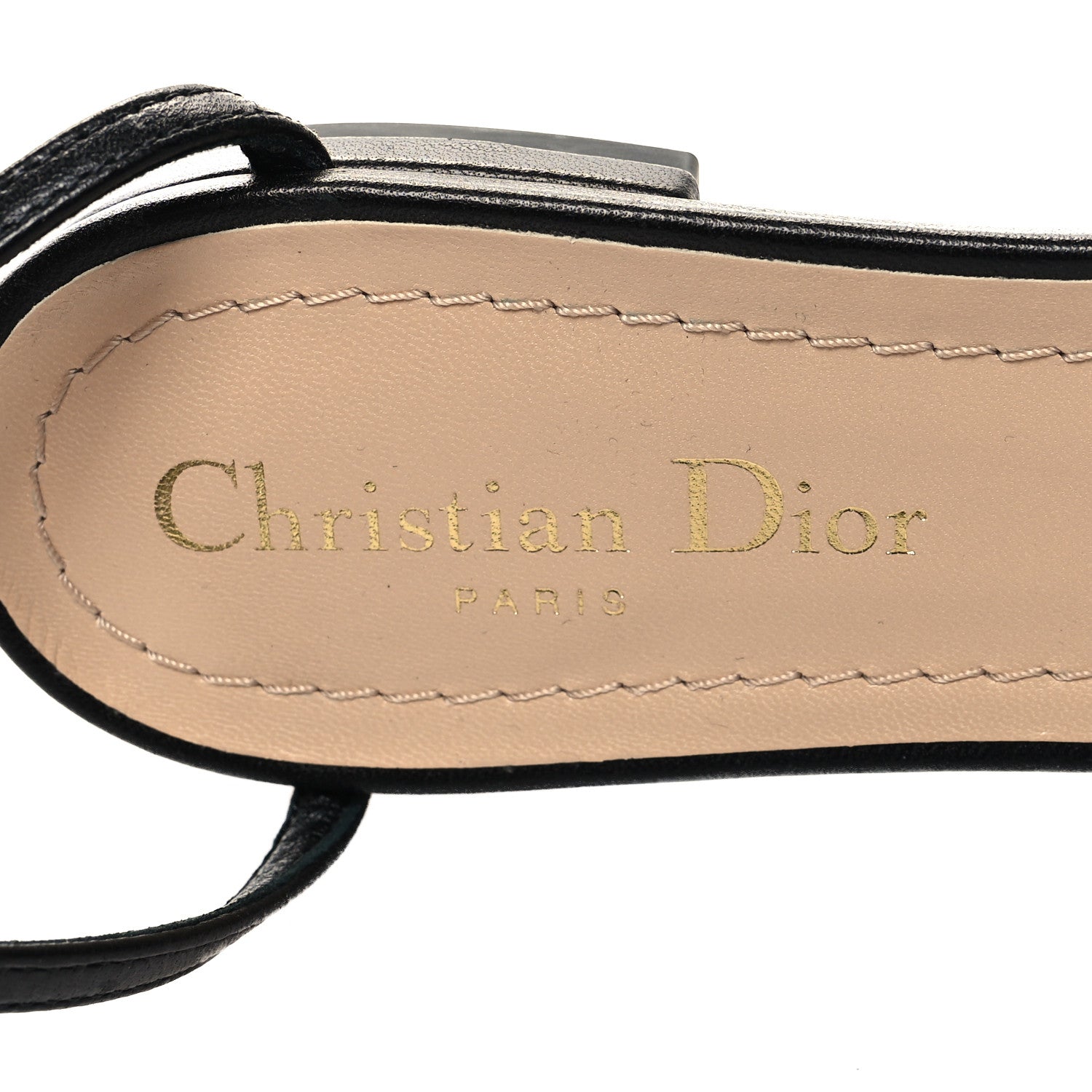 Christian Dior Technical Canvas Ribbon J'Adior Wrap Ballet Flats 38.5 Black 8 of 8