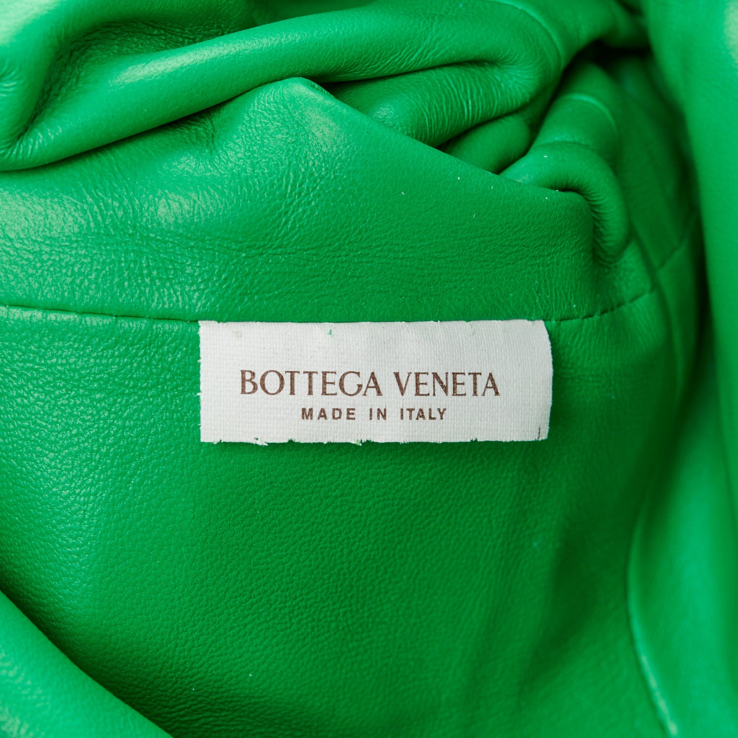Metallic Nappa Intrecciato The Mini Pouch Parakeet