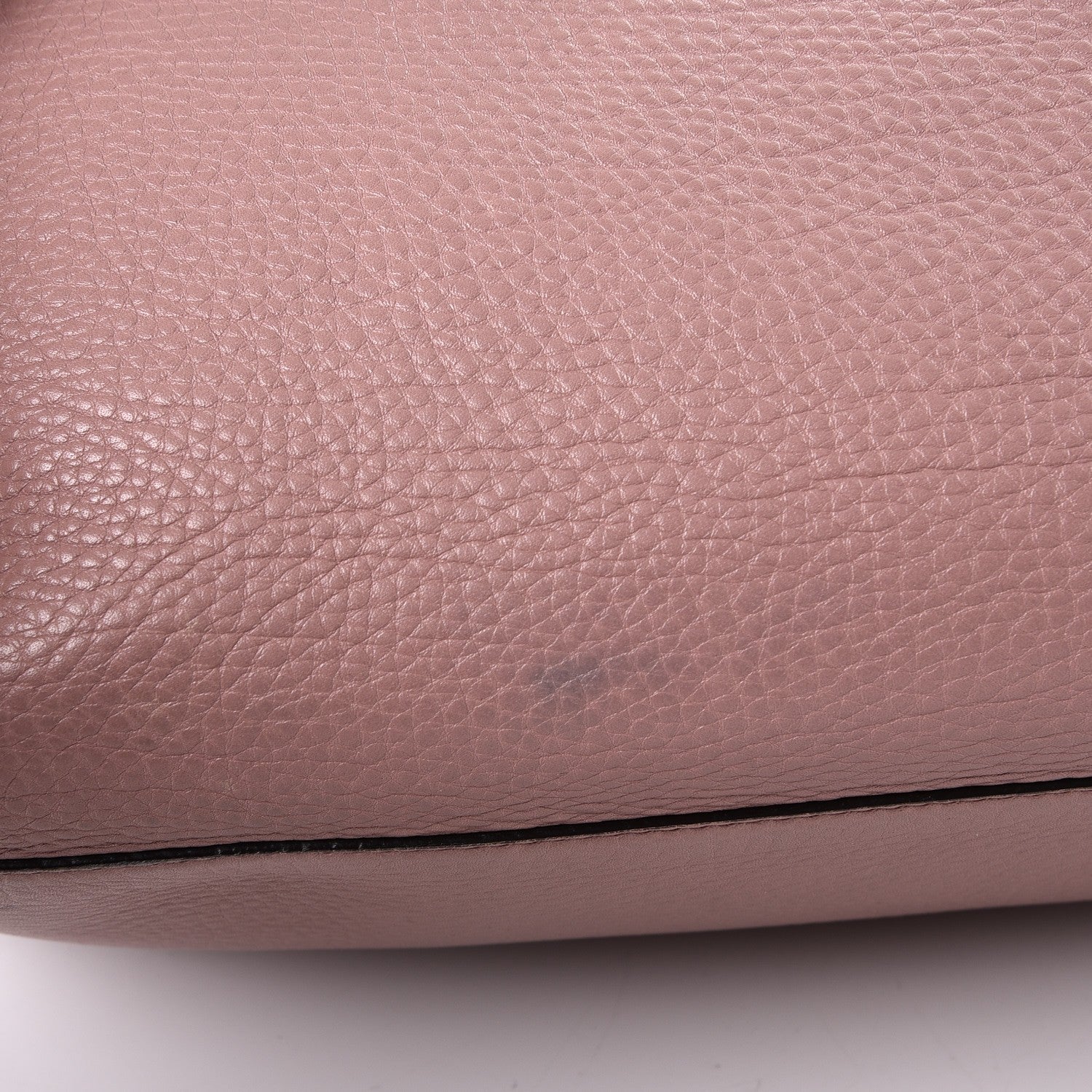 Gucci Pebbled Calfskin Medium Soho Chain Shoulder Bag Dark Cipria 10 of 15