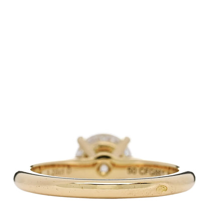 Cartier 18K Yellow Gold Diamond 1.20ct 1895 Solitaire Engagement Ring 52 6 4 of 6