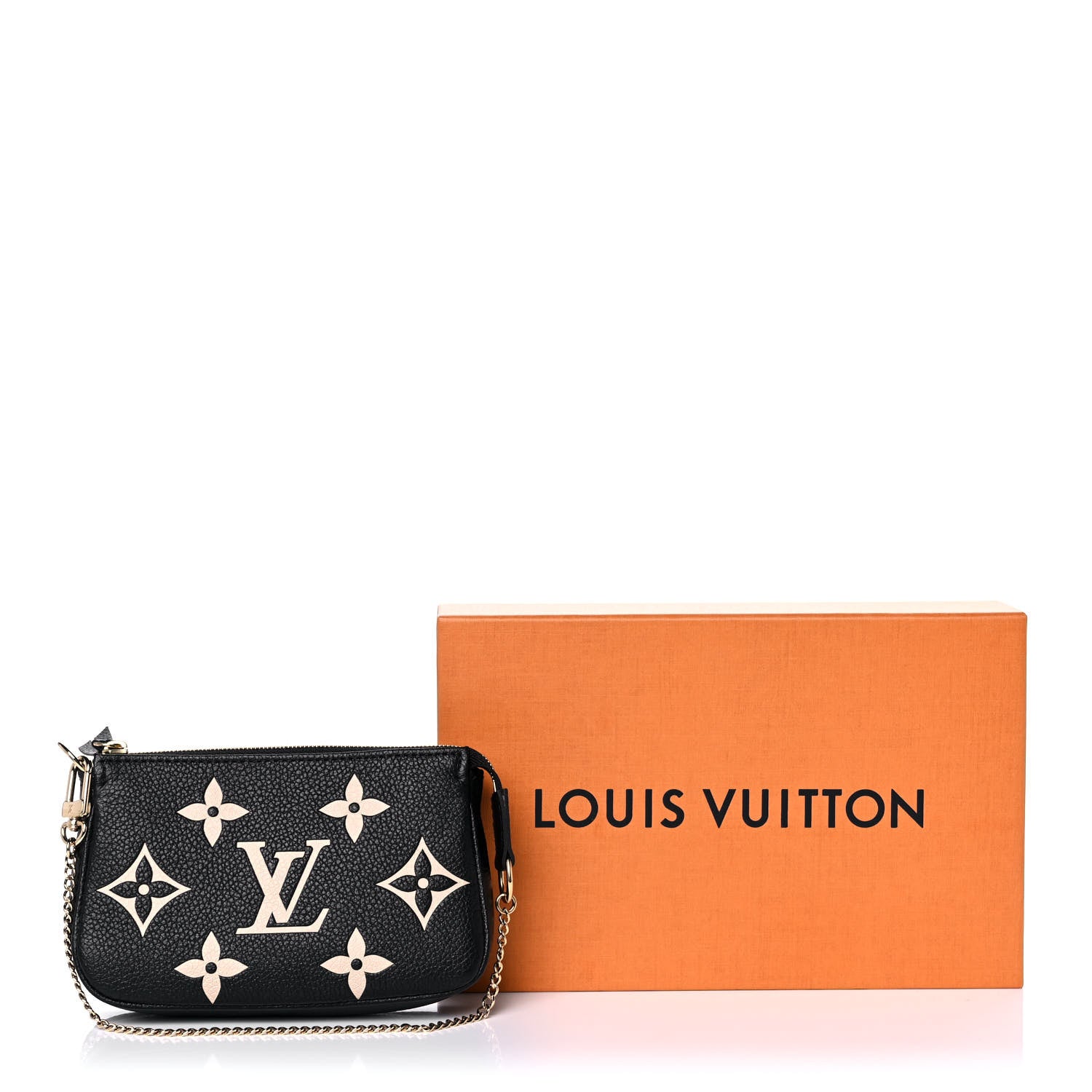 Louis Vuitton Empreinte Monogram Giant Mini Pochette Accessories Black 9 of 9